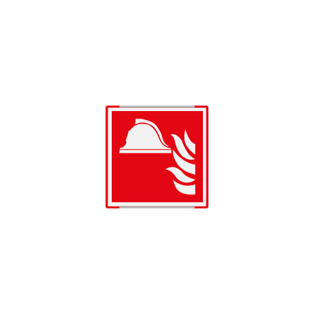 Segnaletica all. Metal profilo ROSSO mono Pres. Antincen. ENISO 7010 F001
