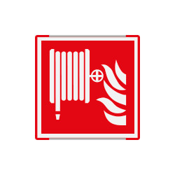 Segnaletica all. Metal mono prof. ROSSO Lancia antincendio EN ISO 7010