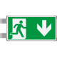 Segnaletica all. Metal bifacciale uscita sud EN ISO 7010