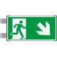 Segnaletica all. Metal VERDE bifacciale uscita SUD EST EN ISO 7010