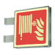Segnaletica all. Metal bifacc. luminesc. Lancia Antincendio ISO 7010
