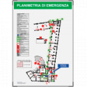 Segnale in alluminio METAL per planimetrie 297X420 (A3)