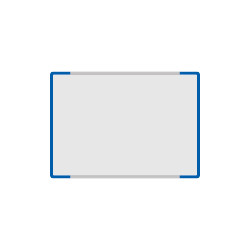 Segnale alluminio METALSIGN monofacciale colore BLU