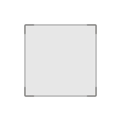 Segnale alluminio METALSIGN monofacciale 150x150 neutro