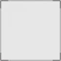 Segnale alluminio METALSIGN monofacciale 150x150 neutro
