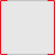 Cornice allum. monofacciale METALSIGN colore ROSSO