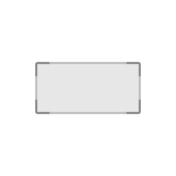 Segnale alluminio METALSIGN monofacciale 297x150 neutro