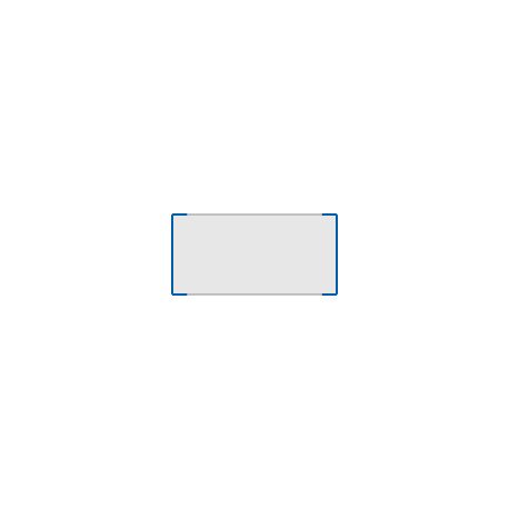 Segnale alluminio METALSIGN monofacciale colore BLU
