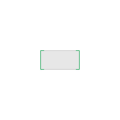 Segnale alluminio METALSIGN monofacciale colore VERDE