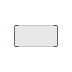 Segnale alluminio METALSIGN monofacciale colore ANTRACITE