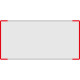 Segnale alluminio METALSIGN monofacciale colore ROSSO