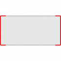 Segnale alluminio METALSIGN monofacciale colore ROSSO