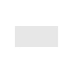 Segnale alluminio METALSIGN monofacciale colore BIANCO