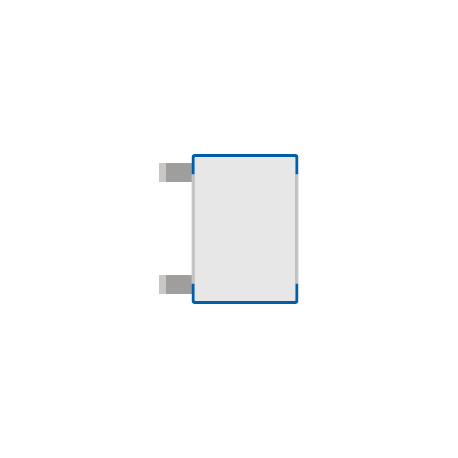 Segnale alluminio METALSIGN a bandiera bifacciale colore BLU