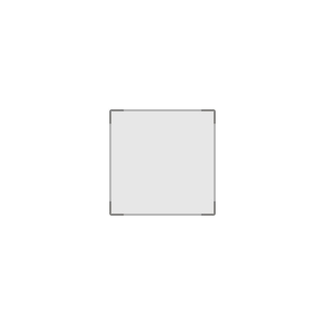 Segnale alluminio METALSIGN monofacciale 210x210 neutro