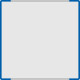 Segnale alluminio METALSIGN monofacciale colore BLU