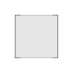 Segnale alluminio METALSIGN monofacciale colore ANTRACITE