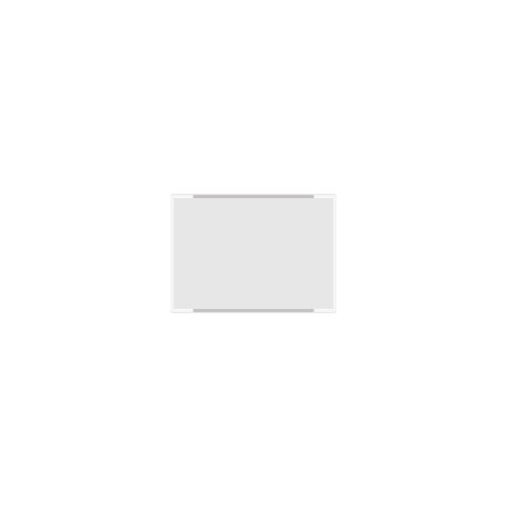 Segnale alluminio METALSIGN monofacciale colore BIANCO