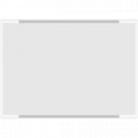 Segnale alluminio METALSIGN monofacciale colore BIANCO
