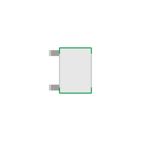 Segnale alluminio METALSIGN a bandiera bifacciale colore VERDE