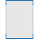 Segnale alluminio METALSIGN monofacciale colore BLU
