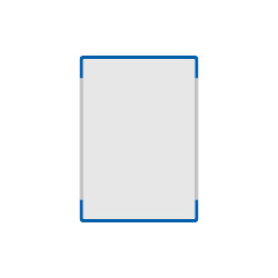 Segnale alluminio METALSIGN monofacciale colore BLU