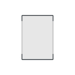 Segnale alluminio METALSIGN monofacciale colore ANTRACITE