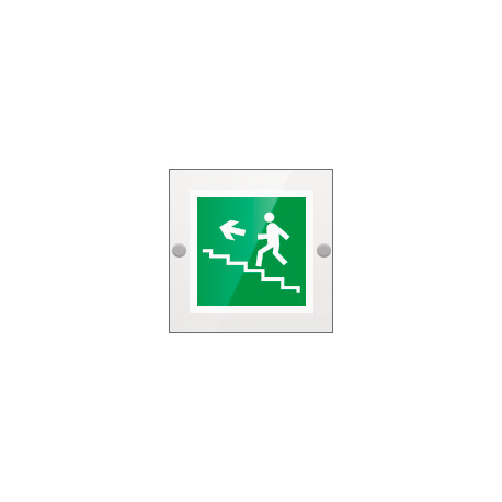 Segnale plexiglass PLEXI monofacciale 200x200 piu'simbolo
