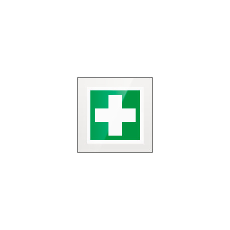 Targa Plexi monofacciale Pronto soccorso fiss. inv. EN ISO 7010 E003
