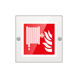 Targa Plexi monofacciale Lancia antincendio EN ISO 7010 F002