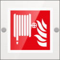 Targa Plexi monofacciale Lancia antincendio EN ISO 7010 F002
