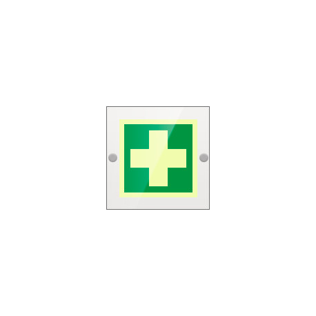 Targa Plexi monofacc. Pronto soccorso EN ISO 7010 E003