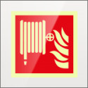 Targa Plexi monofac. Lancia Antincen. fiss. invisib. EN ISO 7010 F002