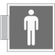 Sistema COLORFIX GRIGIO bifacciale Toilette Uomo