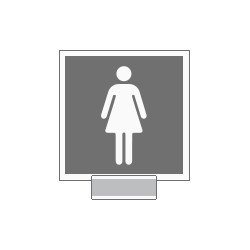 Sistema COLORFIX GRIGIO monofacciale Toilette Donna