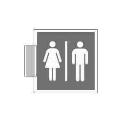 Sistema COLORFIX GRIGIO bifacciale Toilette Uomo/Donna