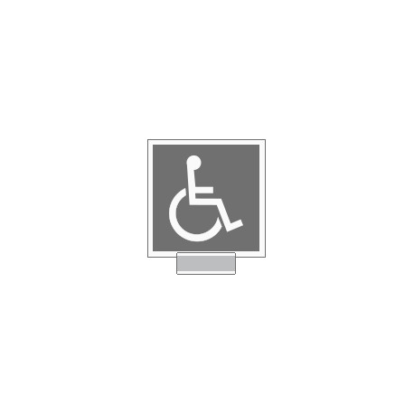 Sistema COLORFIX GRIGIO monofacciale Toilette Disabile