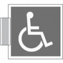 Sistema COLORFIX GRIGIO bifacciale Toilette Disabili