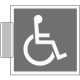 Sistema COLORFIX GRIGIO bifacciale Toilette Disabili