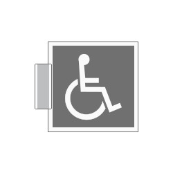 Sistema COLORFIX GRIGIO bifacciale Toilette Disabili