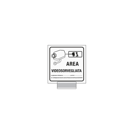 Sistema COLORFIX GRIGIO monofacciale Area Videosorveglianza (agg. GDPR)