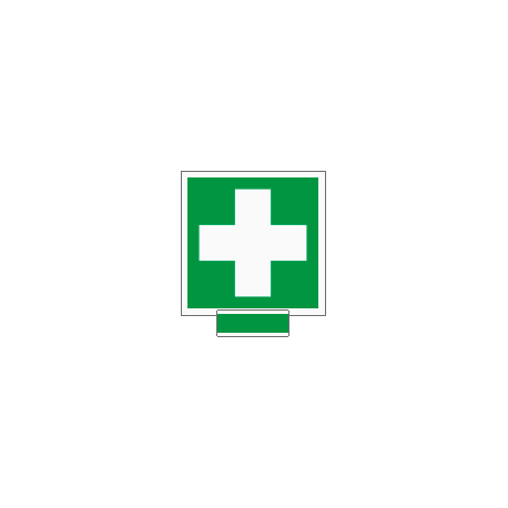 Sistema COLORFIX VERDE monofacciale Pronto soccorso EN ISO 7010