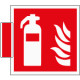 Sistema COLORFIX ROSSO bifacciale Estintore EN ISO 7010