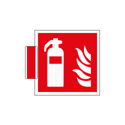 Sistema COLORFIX ROSSO bifacciale Estintore EN ISO 7010