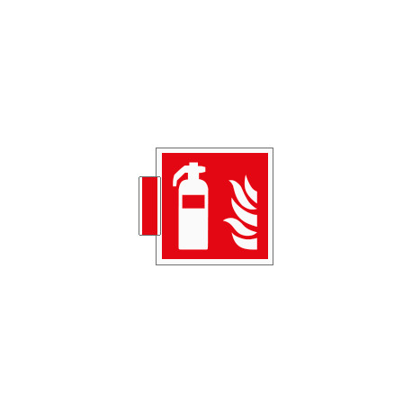 Sistema COLORFIX ROSSO bifacciale Estintore EN ISO 7010