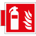 Sistema COLORFIX ROSSO bifacciale Estintore EN ISO 7010