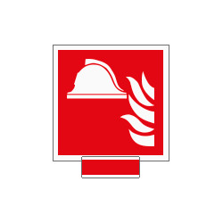 Sistema COLORFIX ROSSO monofacciale Presidio Antincendio EN ISO 7010