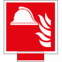 Sistema COLORFIX ROSSO monofacciale Presidio Antincendio EN ISO 7010