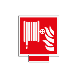 Sistema COLORFIX ROSSO monofacciale Lancia Antincendio EN ISO 7010