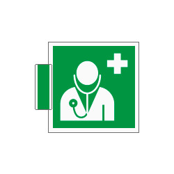 Sistema COLORFIX VERDE bifacciale Personale Medico EN ISO 7010